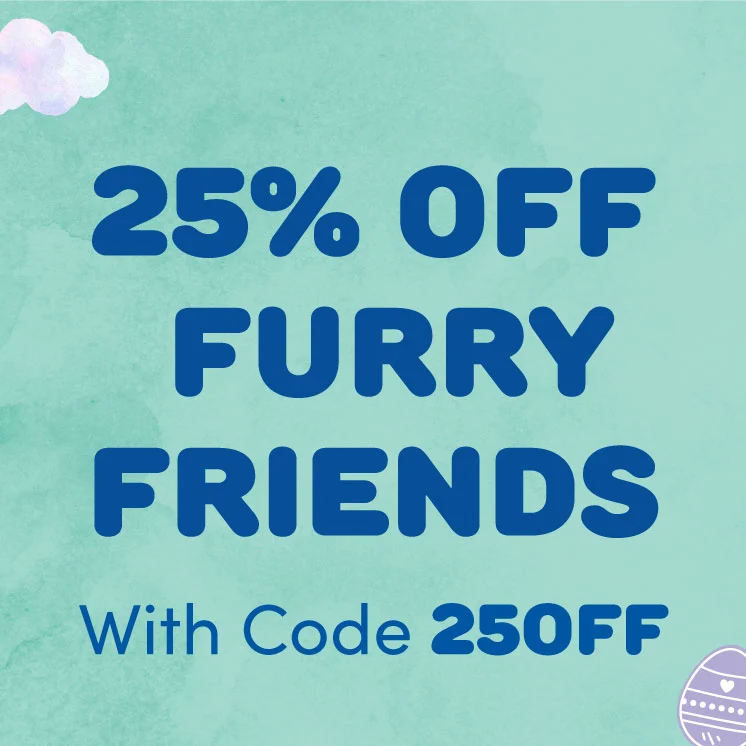 Today Only: 25% Off Furry Friends with code 25OFF